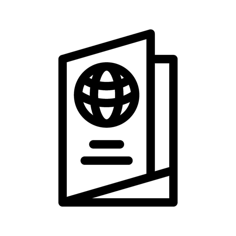 Passport Icon Symbol Design Illustration vector