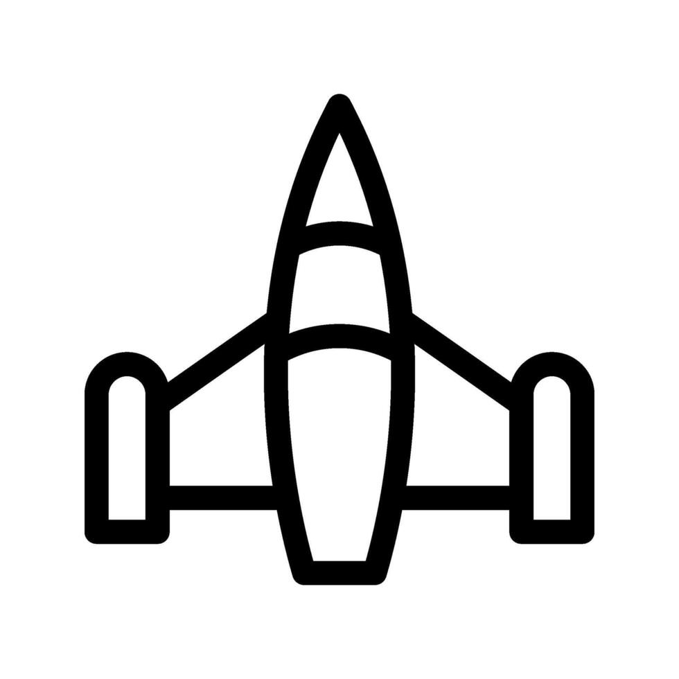 Fighter Jet Icon Symbol Design Illustration vector