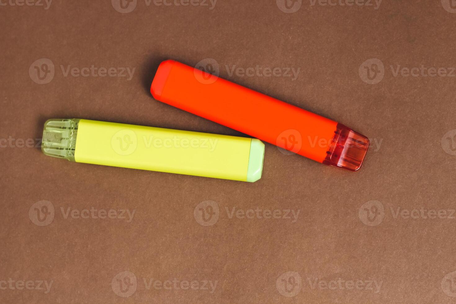 Nicotine disposable electronic cigarette, replacing cigarettes with tobacco. photo