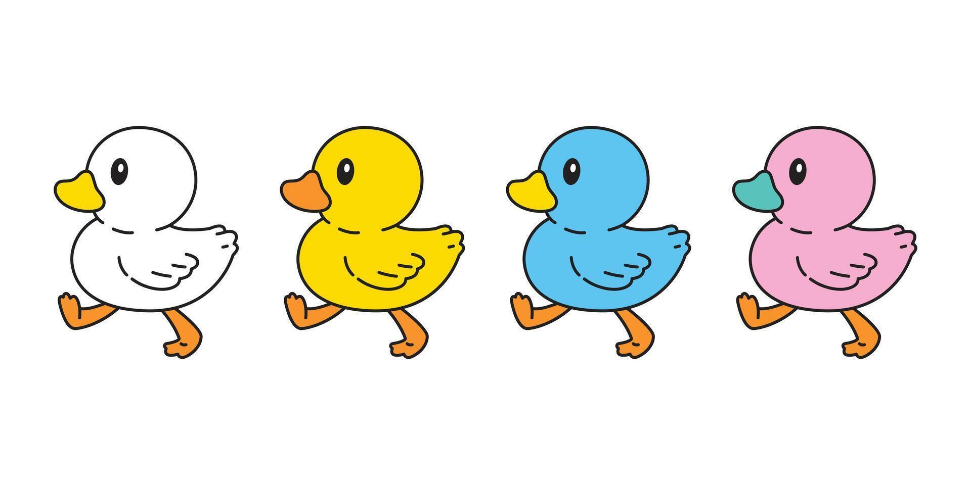 duck icon rubber duck logo bathroom shower bird chicken cartoon character symbol doodle illustration design vector
