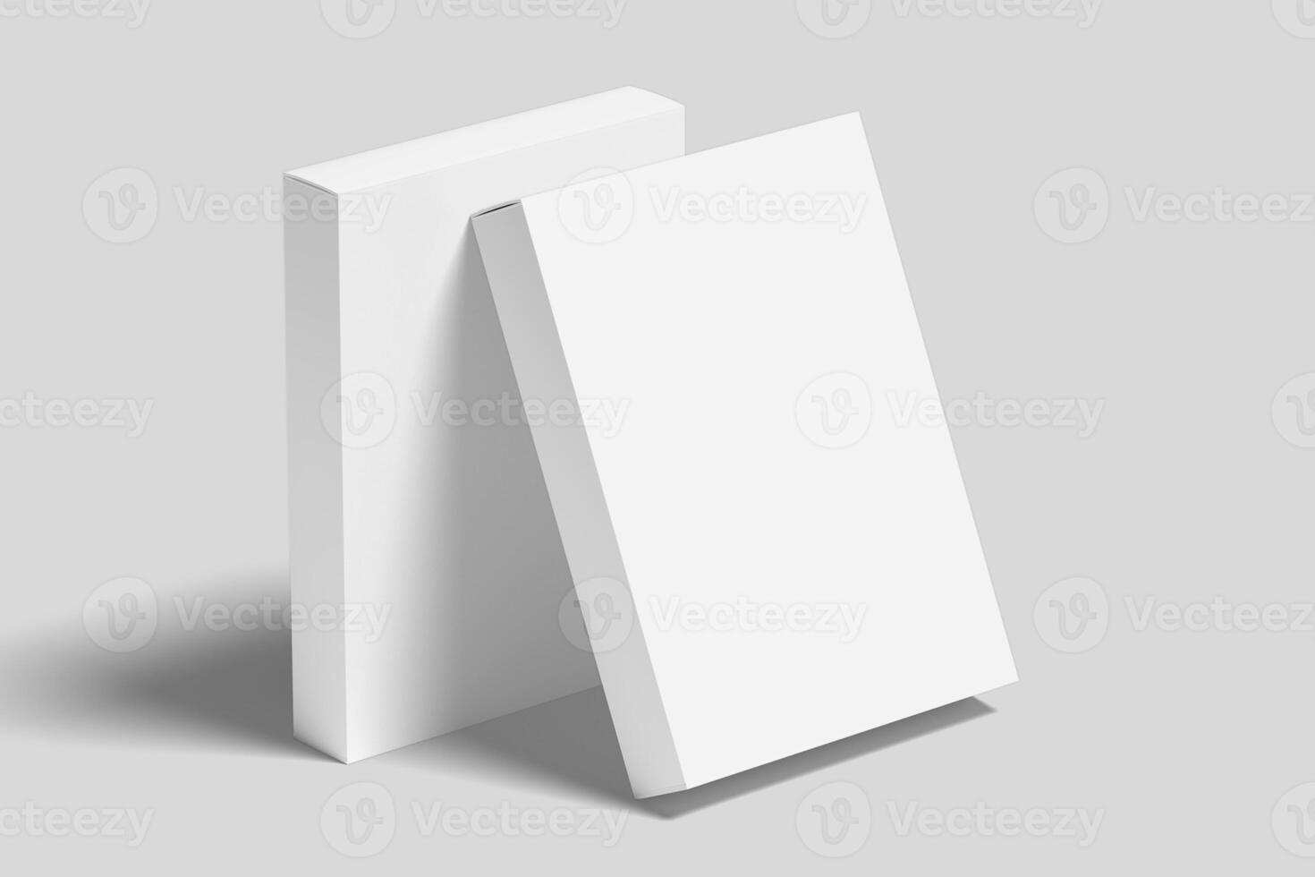 Realistic Software Box Packaging Illustration for Mockup. 3D Render. photo