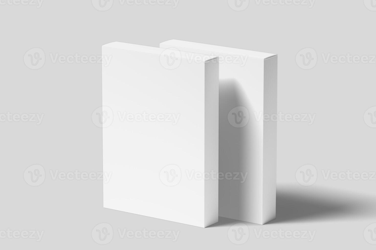 Realistic Software Box Packaging Illustration for Mockup. 3D Render. photo