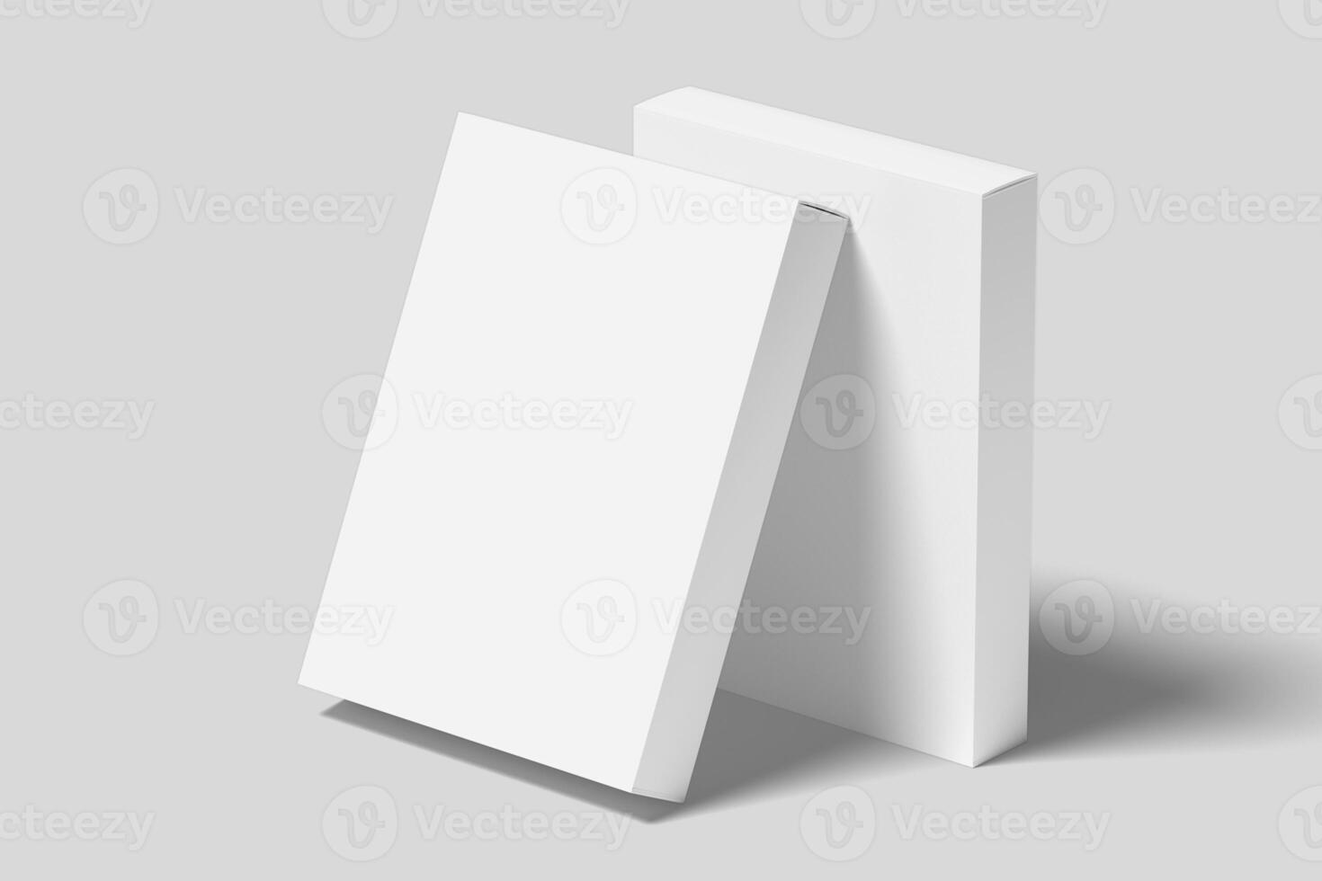 Realistic Software Box Packaging Illustration for Mockup. 3D Render. photo