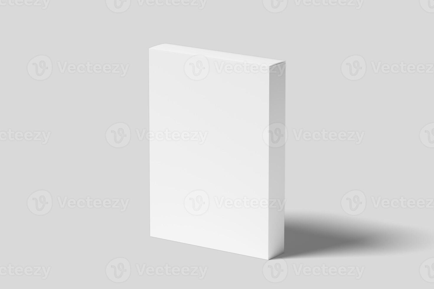Realistic Software Box Packaging Illustration for Mockup. 3D Render. photo