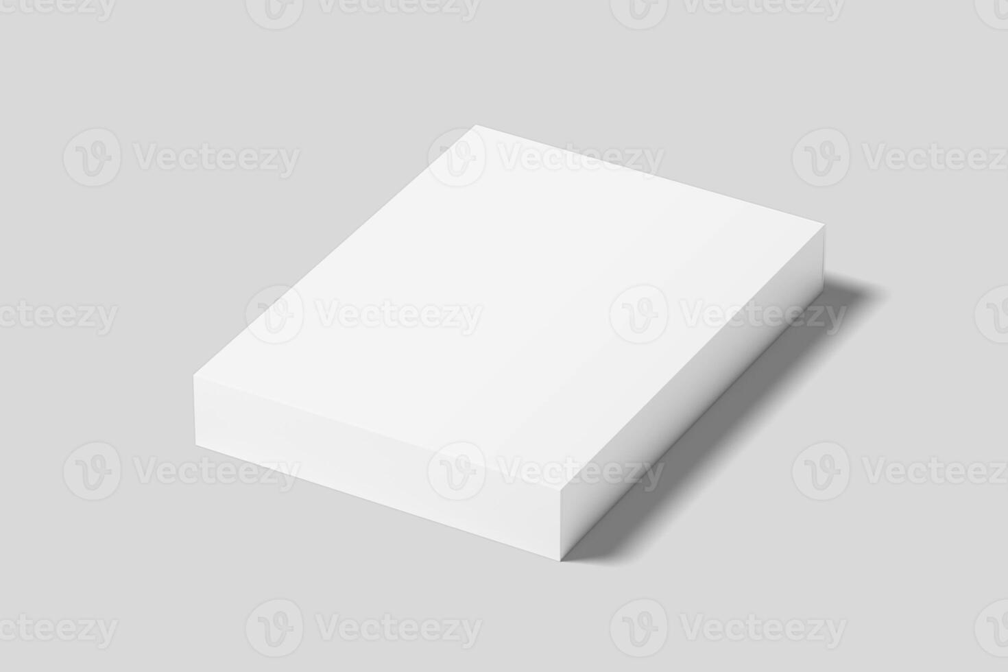 Realistic Software Box Packaging Illustration for Mockup. 3D Render. photo