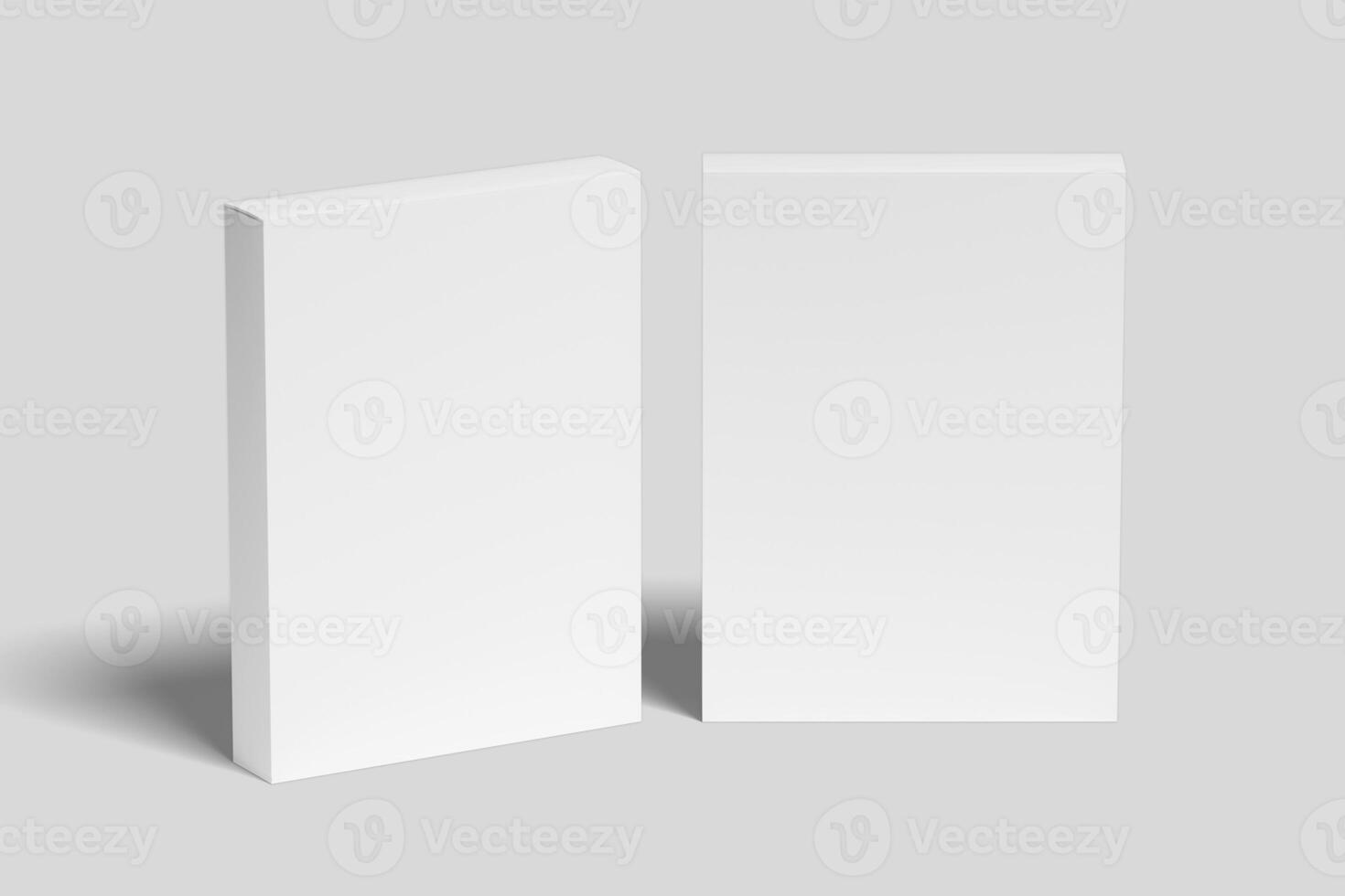 Realistic Software Box Packaging Illustration for Mockup. 3D Render. photo