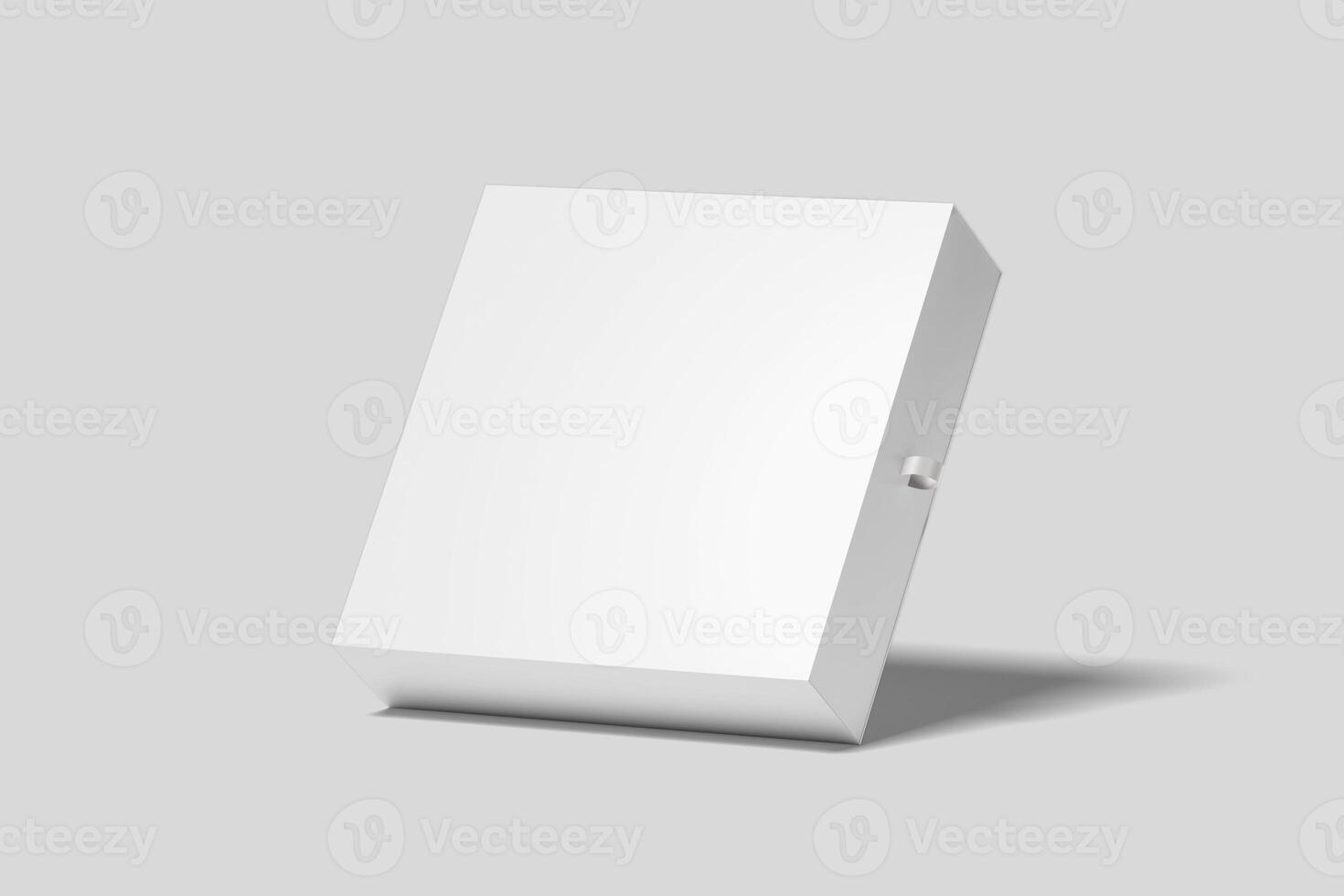 Realistic Sliding Gift Box Illustration for Mockup. 3D Render. photo