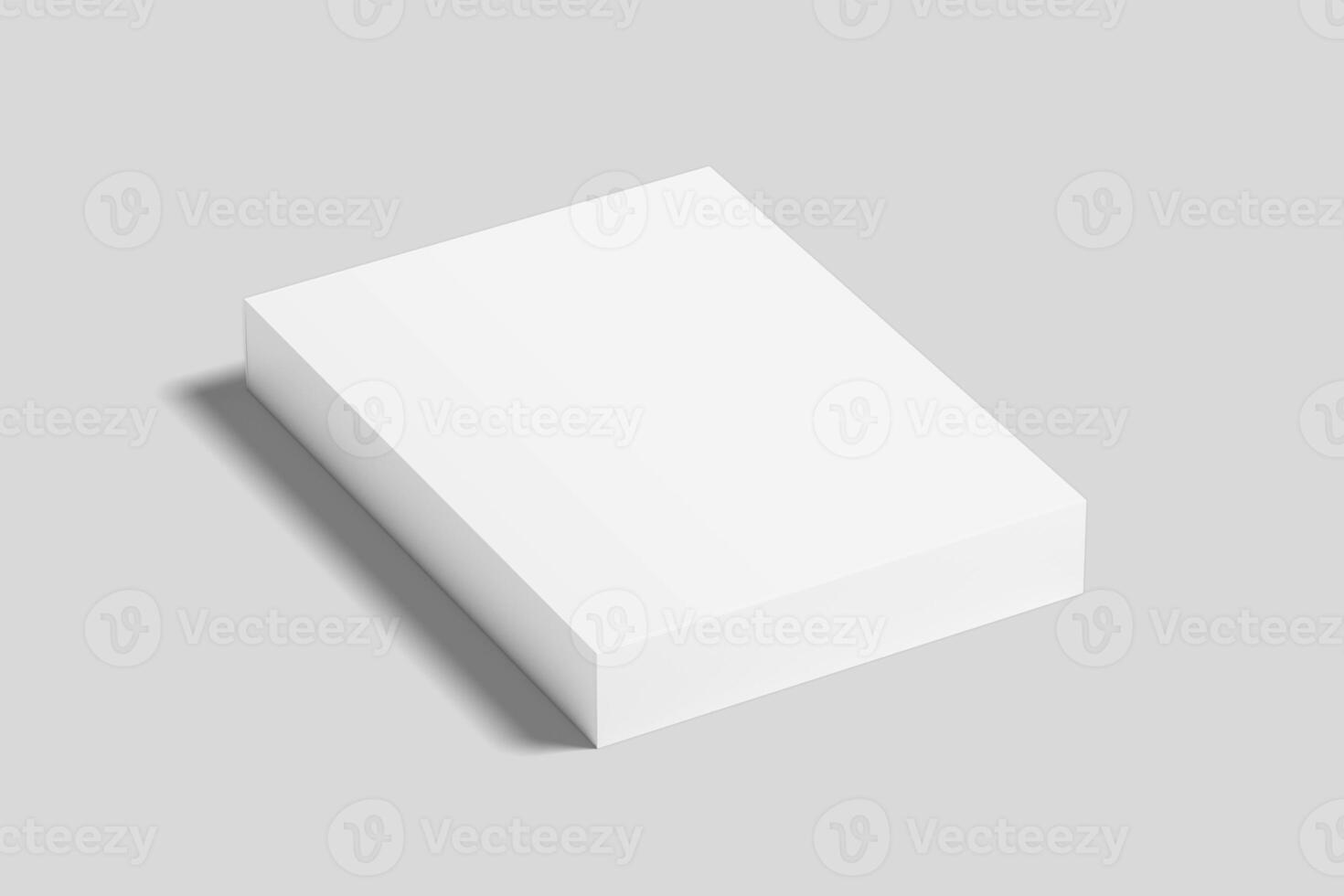 Realistic Software Box Packaging Illustration for Mockup. 3D Render. photo