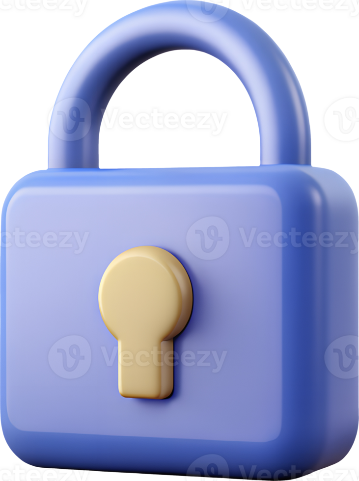 lock, icon, security, encryption, privacy, safety, digital, password, access, protection, 3d, minimal, simple, symbol, key, design, graphic, illustration, web, app, technology, interface, ui, data png