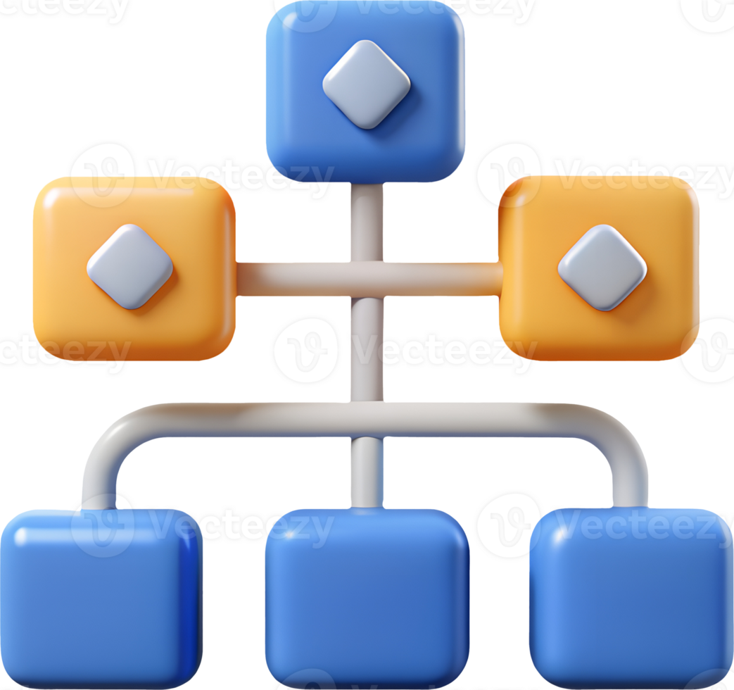 ai, algorithm, flowchart, icon, 3d, minimal, simple, technology, data, process, automation, digital, future, machine learning, deep learning, artificial intelligence, software, coding, development png