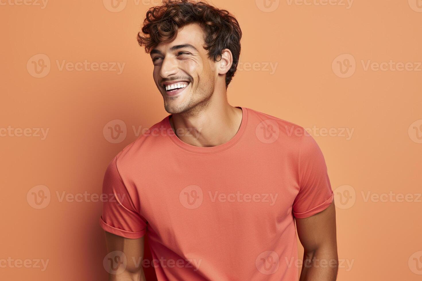 attractive handsome male model fashion portrait studio shot photo ai image