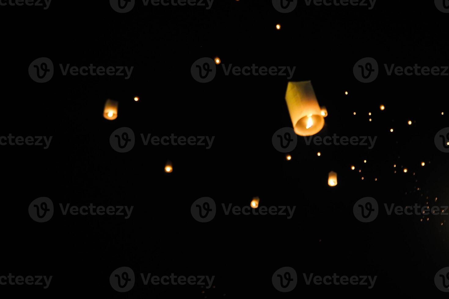 Yi Peng Lantern, a traditional event, is part of Thailand's Chiang Mai festival. photo