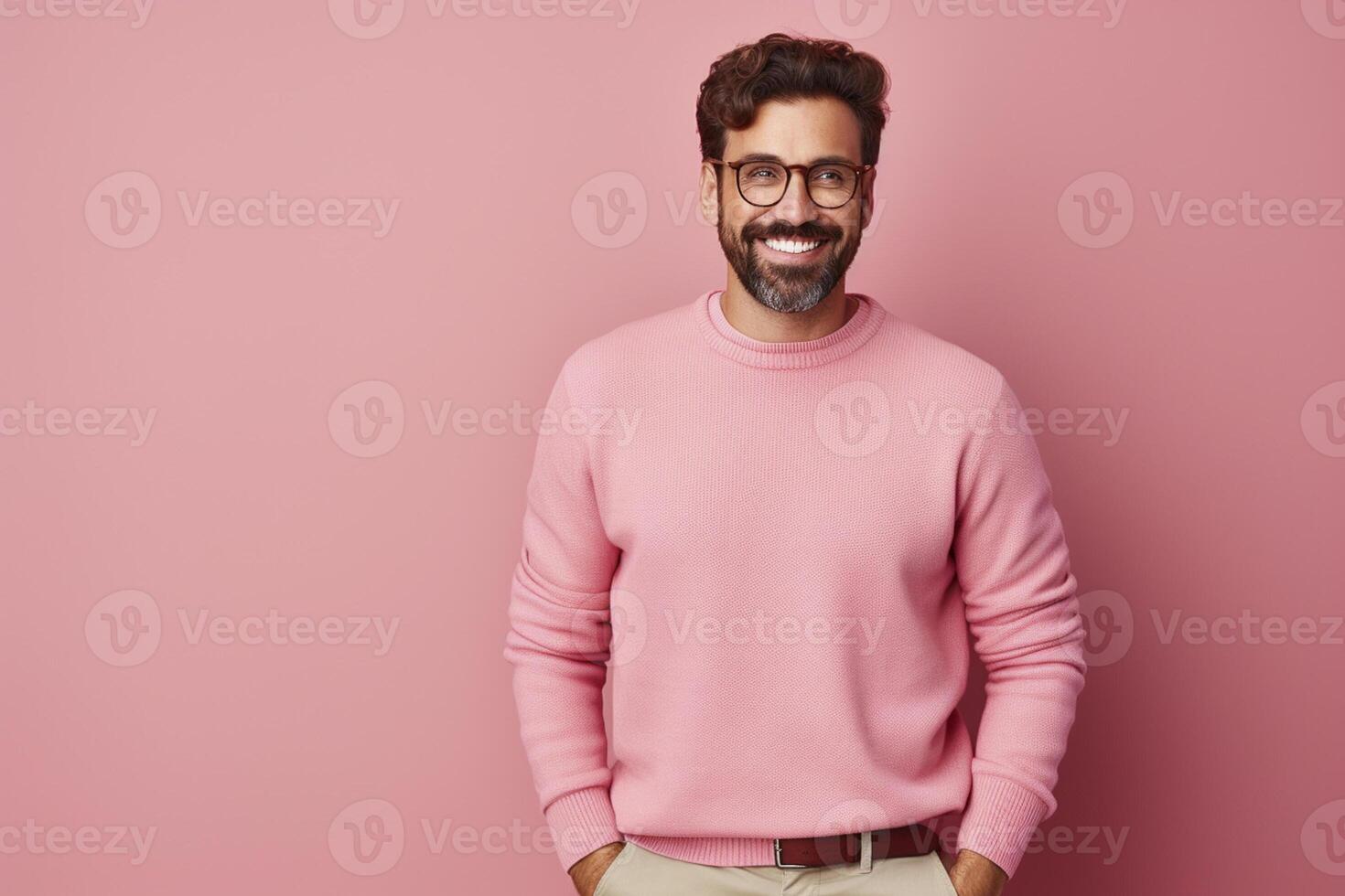 attractive handsome male model fashion portrait studio shot photo ai image