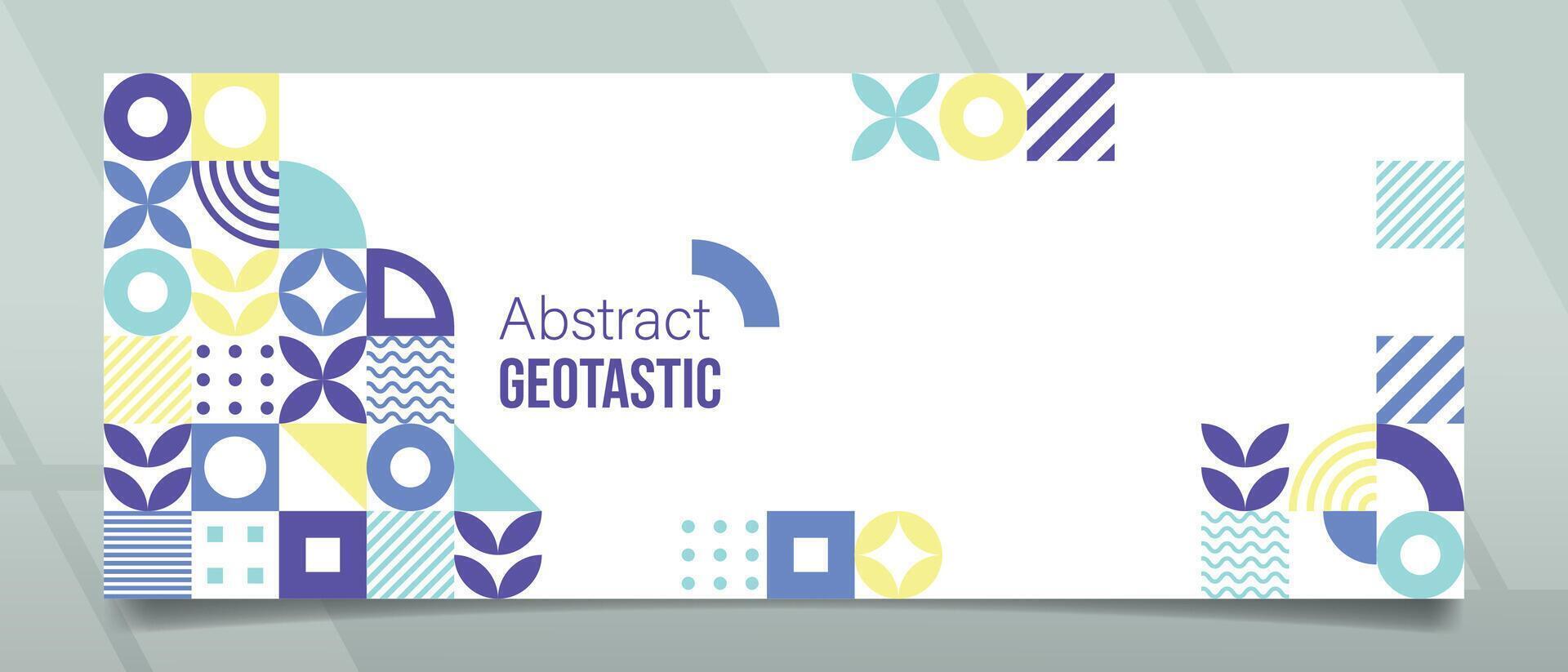 Geotastic Lavender Whitespace Banner Design vector