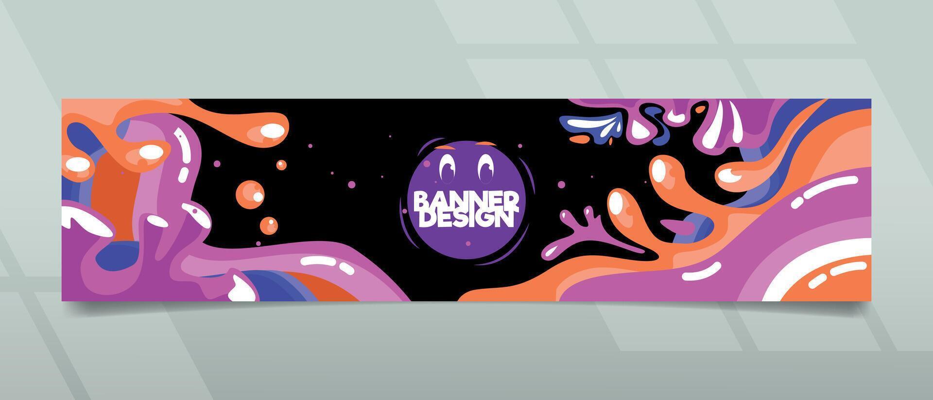 Creative Banner Design with modern and abstract concept for promotions vector