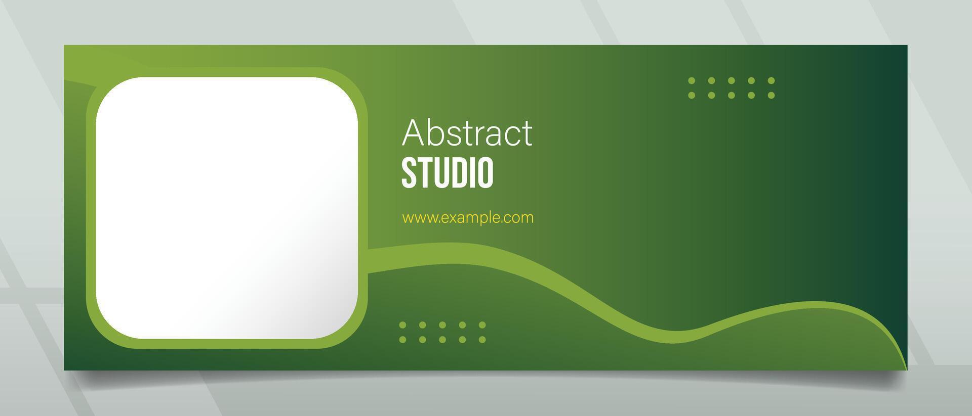 Abstract Stdio Square Frame Banner Design vector
