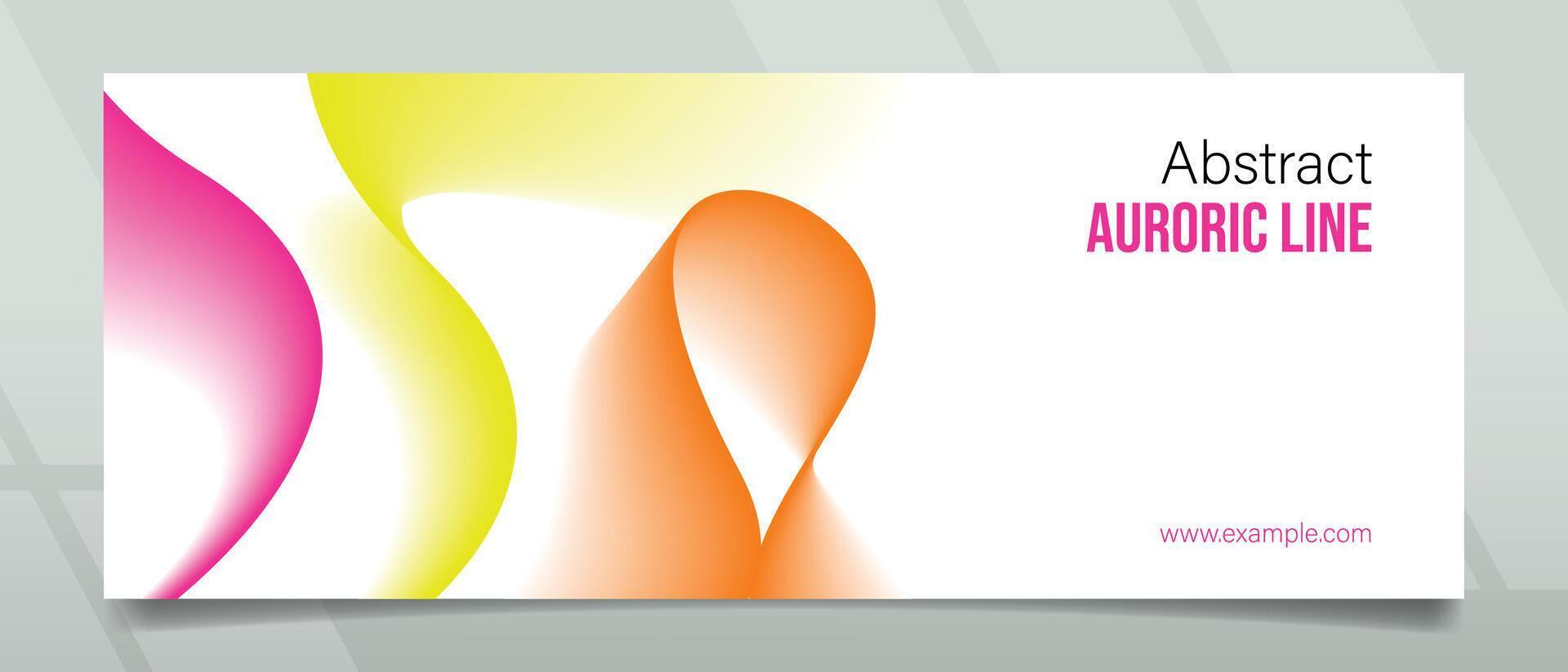 Abstract Wave Minimalist Banner Design vector