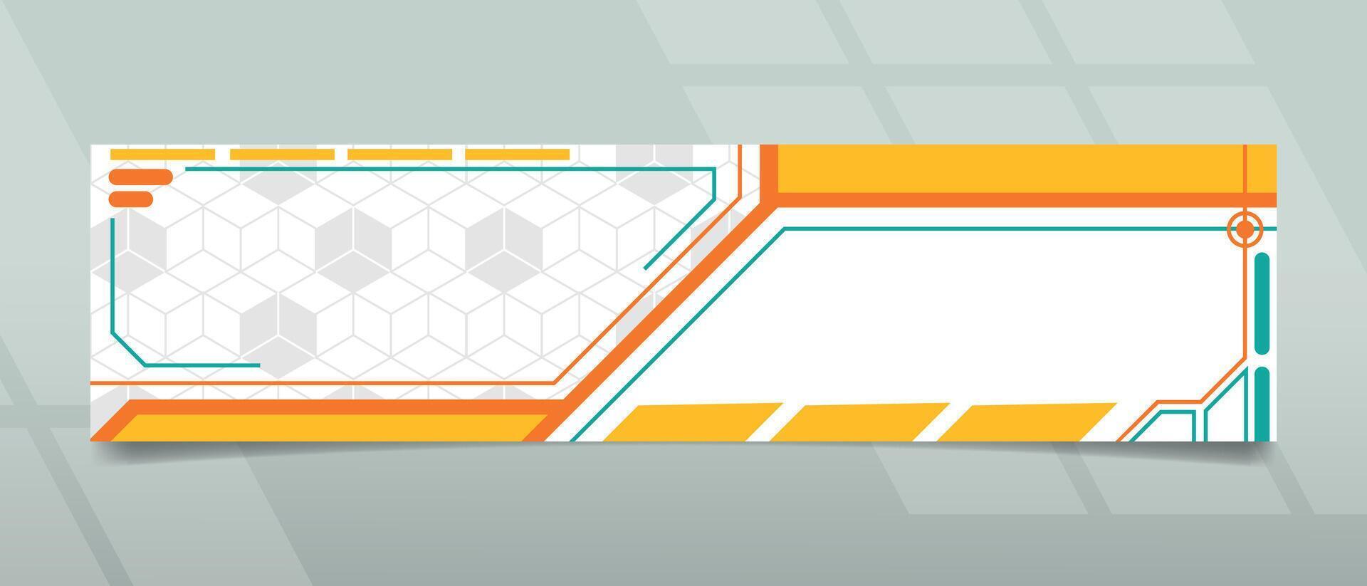 Creative Banner Design with modern and abstract concept for promotions vector