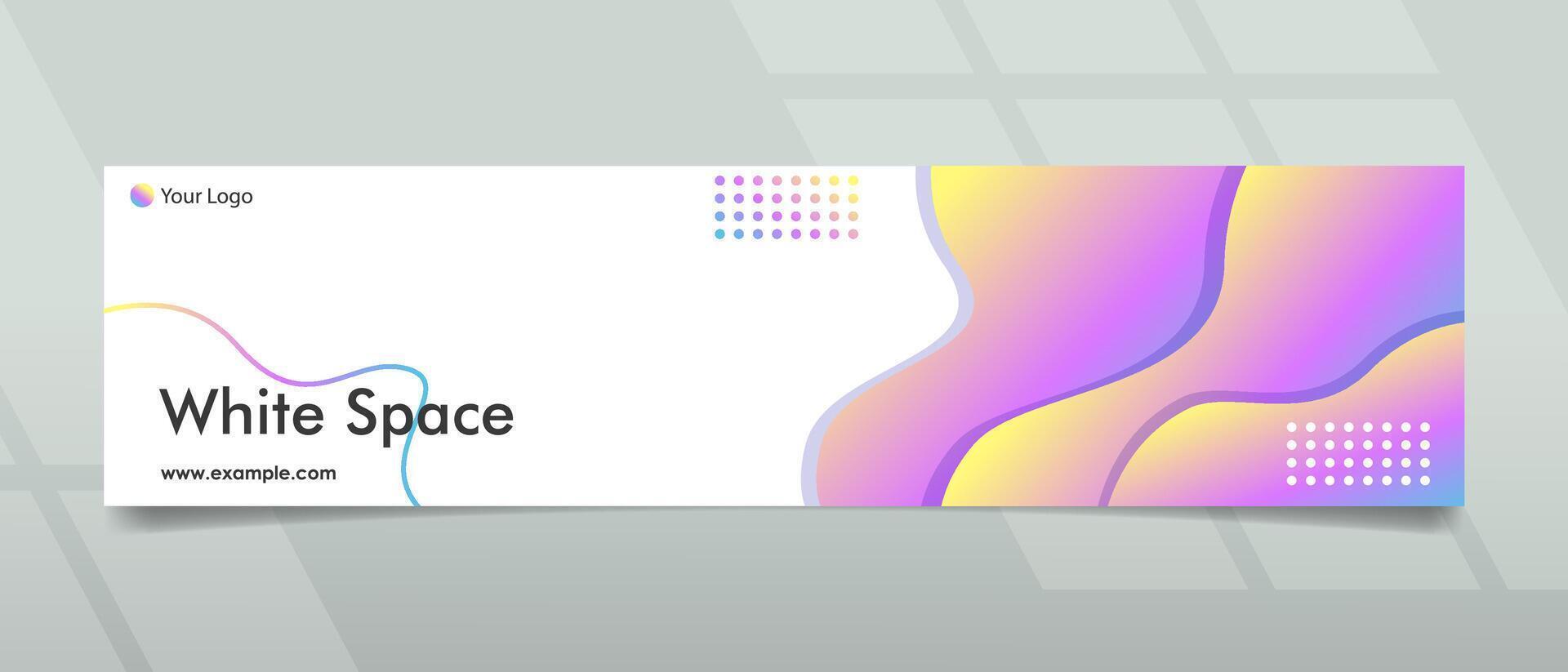 Creative Banner Design with modern and abstract concept for promotions vector