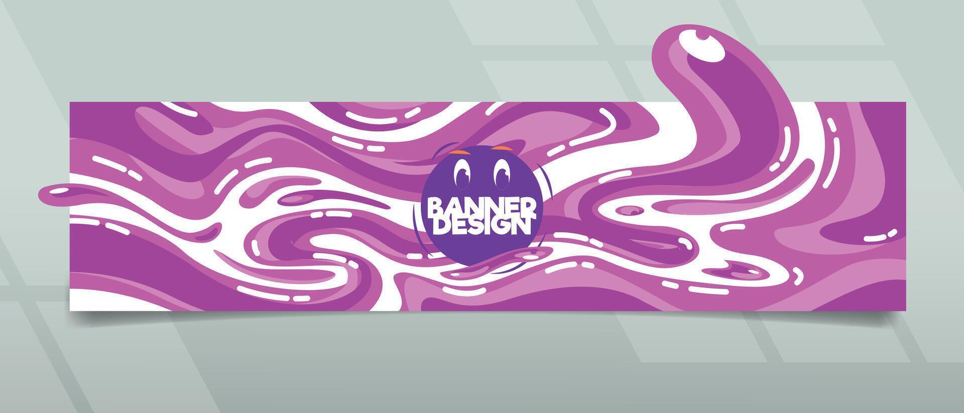 Creative Banner Design with modern and abstract concept for promotions vector