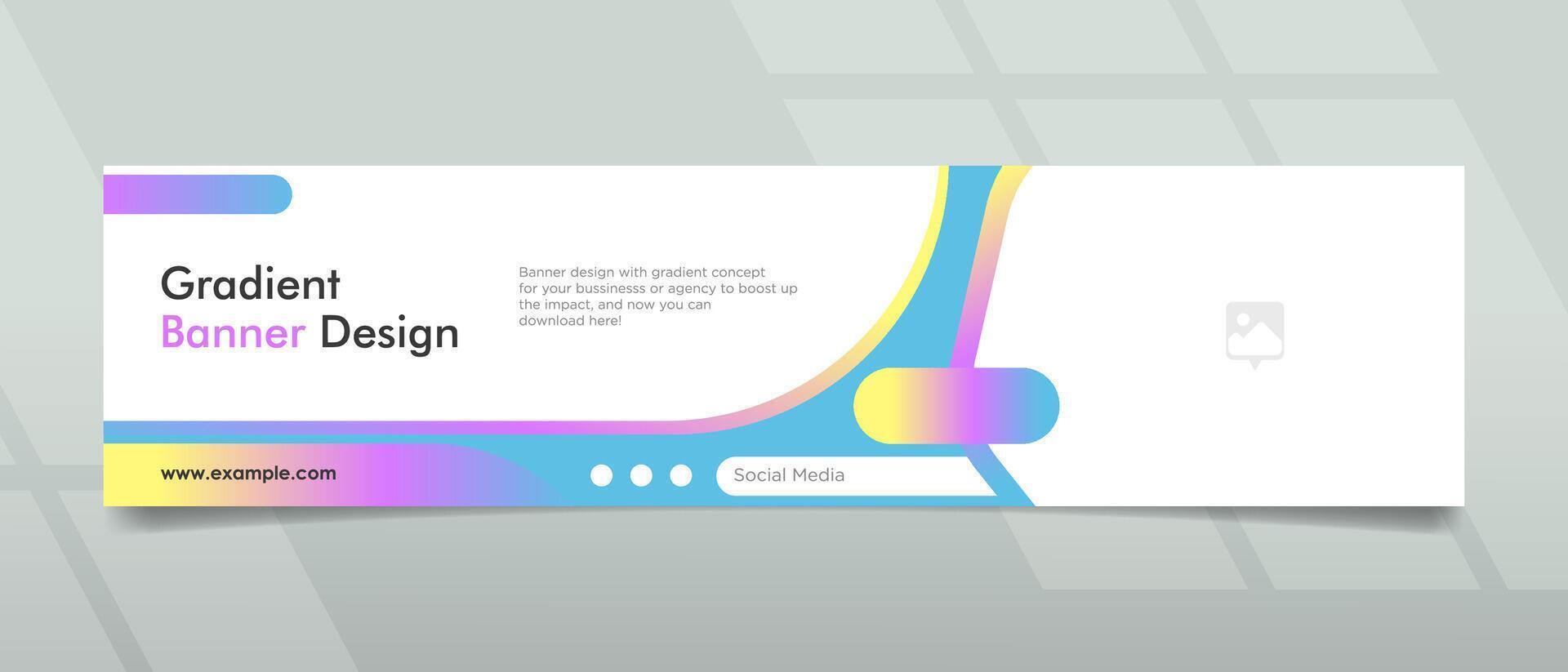 Creative Banner Design with modern and abstract concept for promotions vector