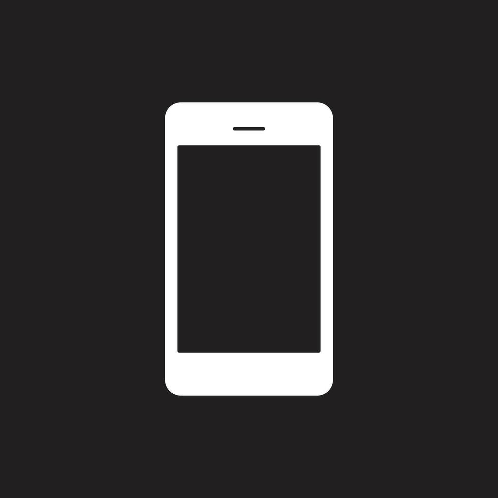 Smartphone flat icon for websites vector