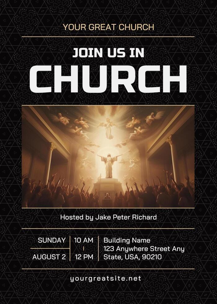 Church Invitation template