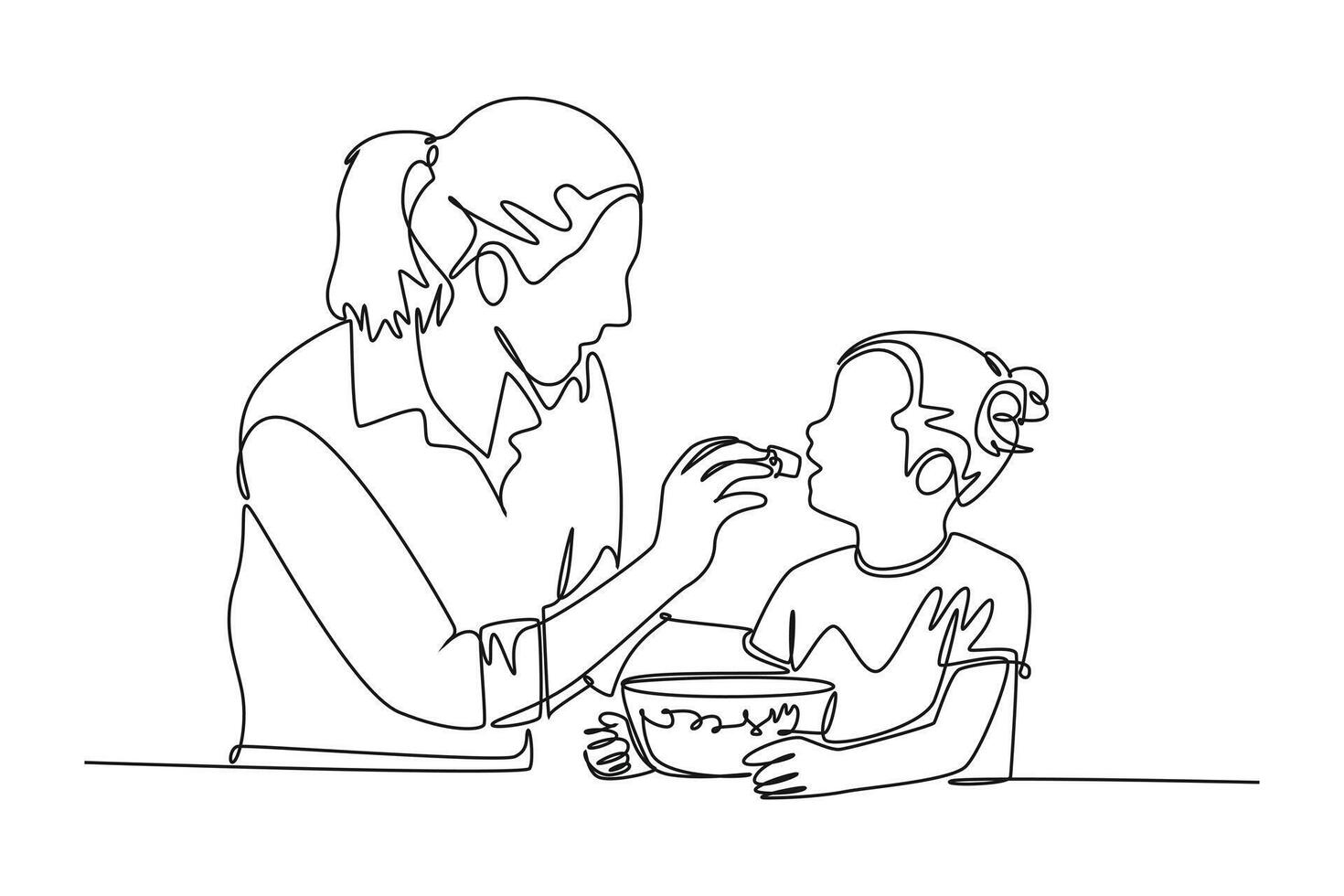Day in the life Concept. Single line draw design graphic illustration. vector