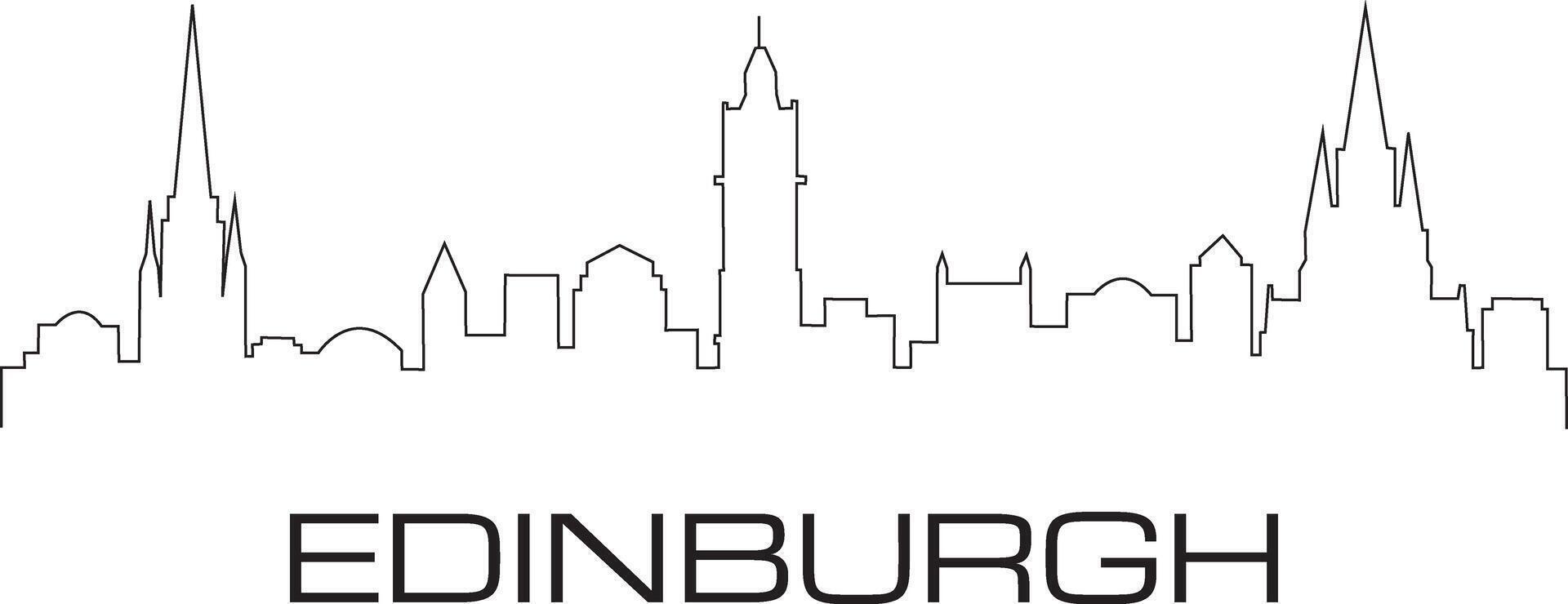 Edinburgh City line Draw vector
