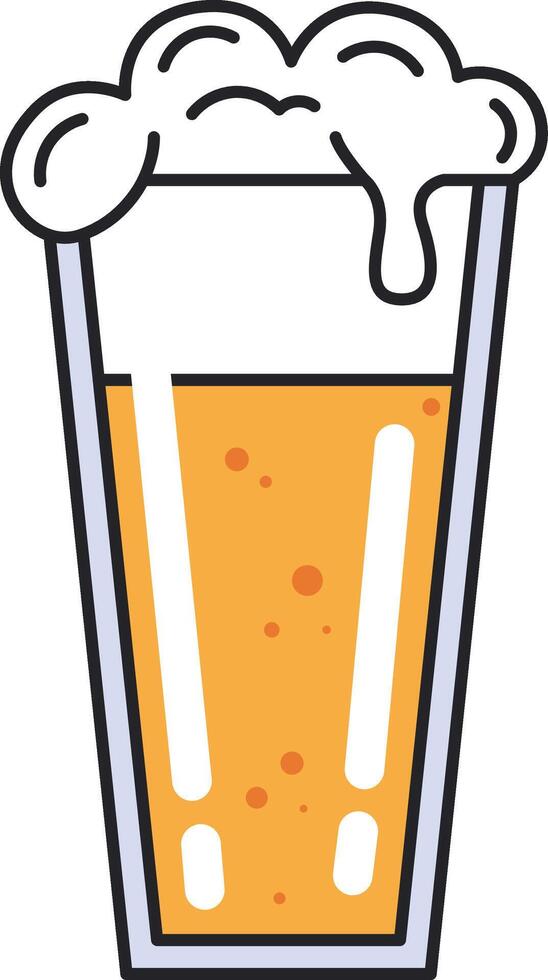 beer simple illustration vector