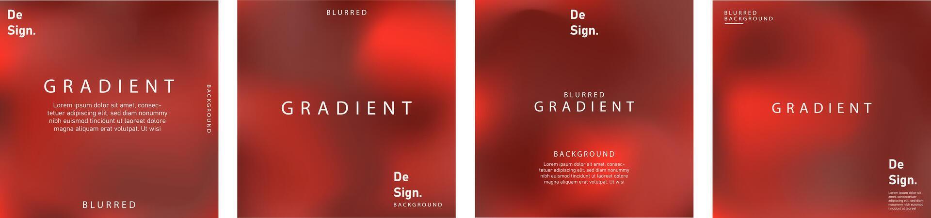 Smooth abstract colorful backgrounds set. Gradient mesh collection of colorful blur background. Watercolor illustration element with mesh design of vibrant blend colors. vector