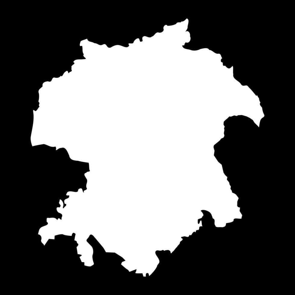 Viljandi county map, the state administrative subdivision of Estonia. illustration. vector