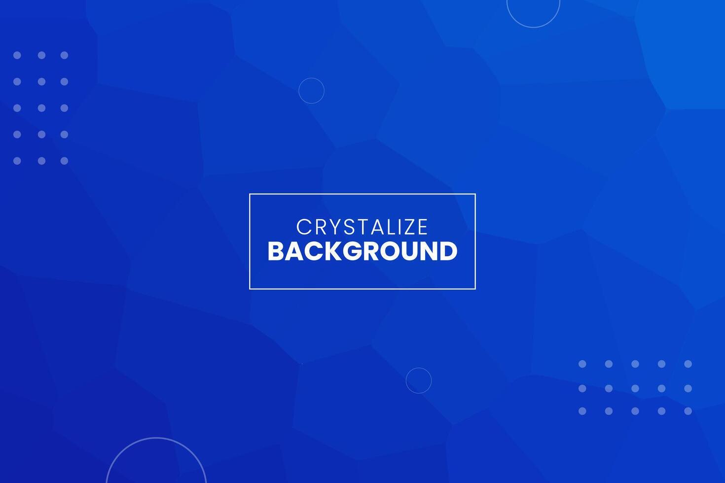 Abstract colorful crystallized background wallpaper, geometric, polygon and triangle shaped mosaic background blue color use for business promotion on poster, flyer, invitation card vector