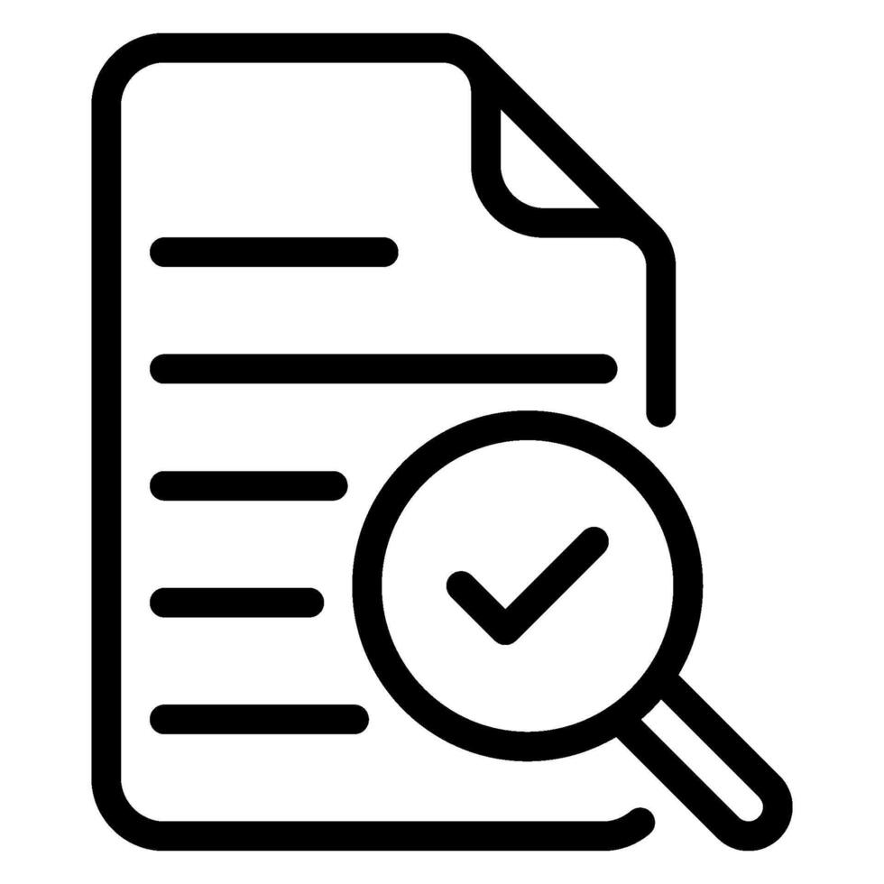 proof line icon vector