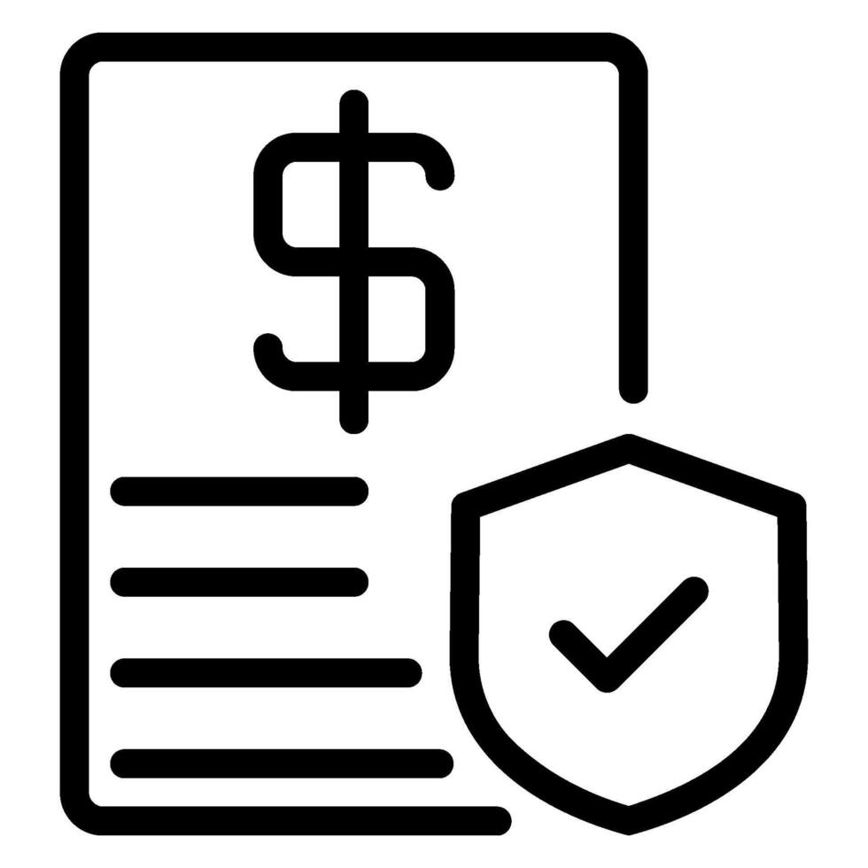 security line icon vector