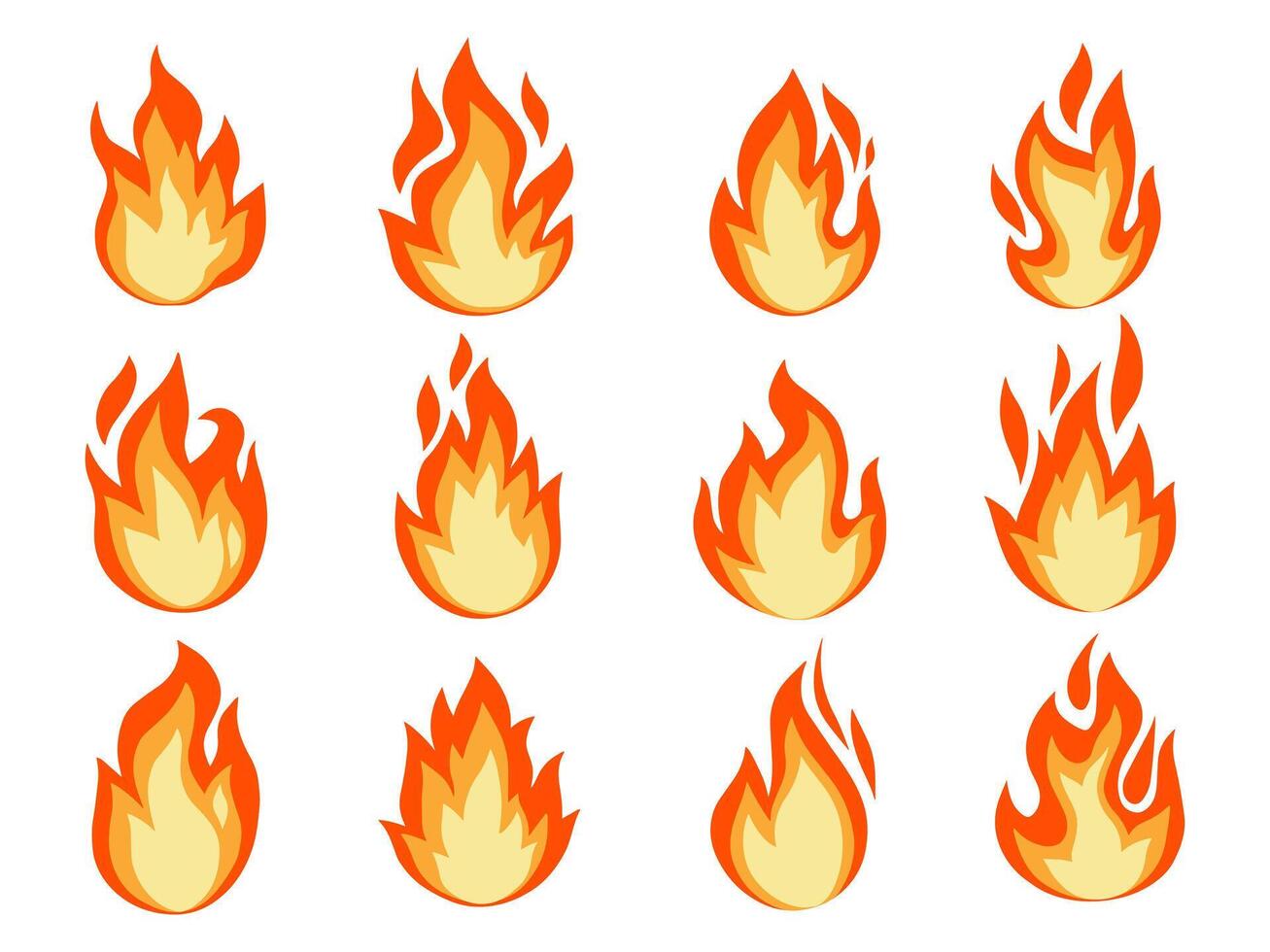 Blaze Fire Flame Background Illustration vector