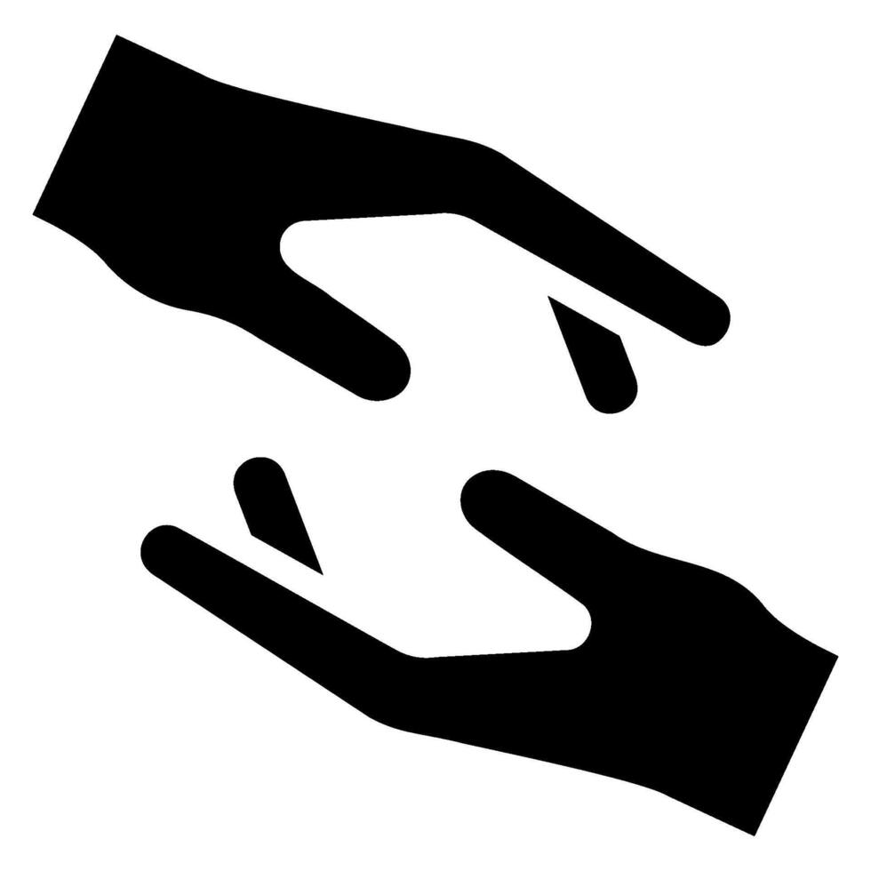 humanitarian glyph icon vector