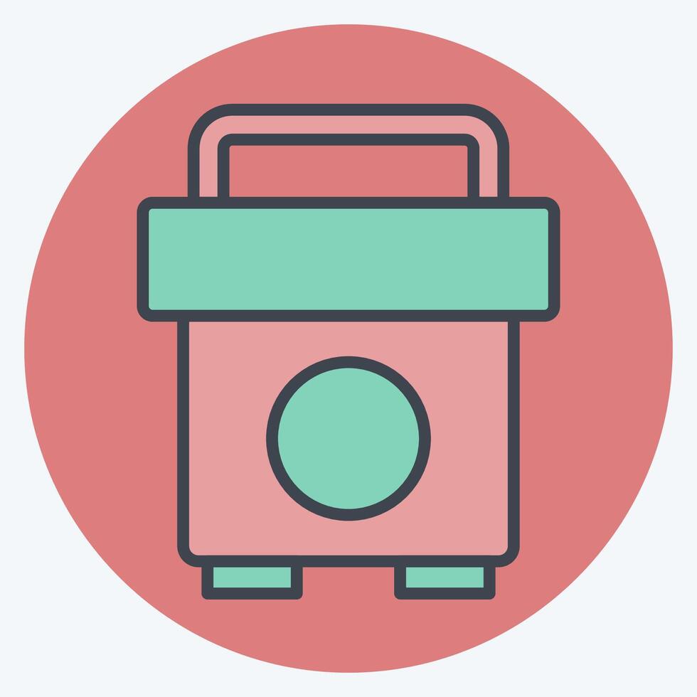 Icon Social Media Policy. related to Emergency symbol. color mate style. simple design illustration vector