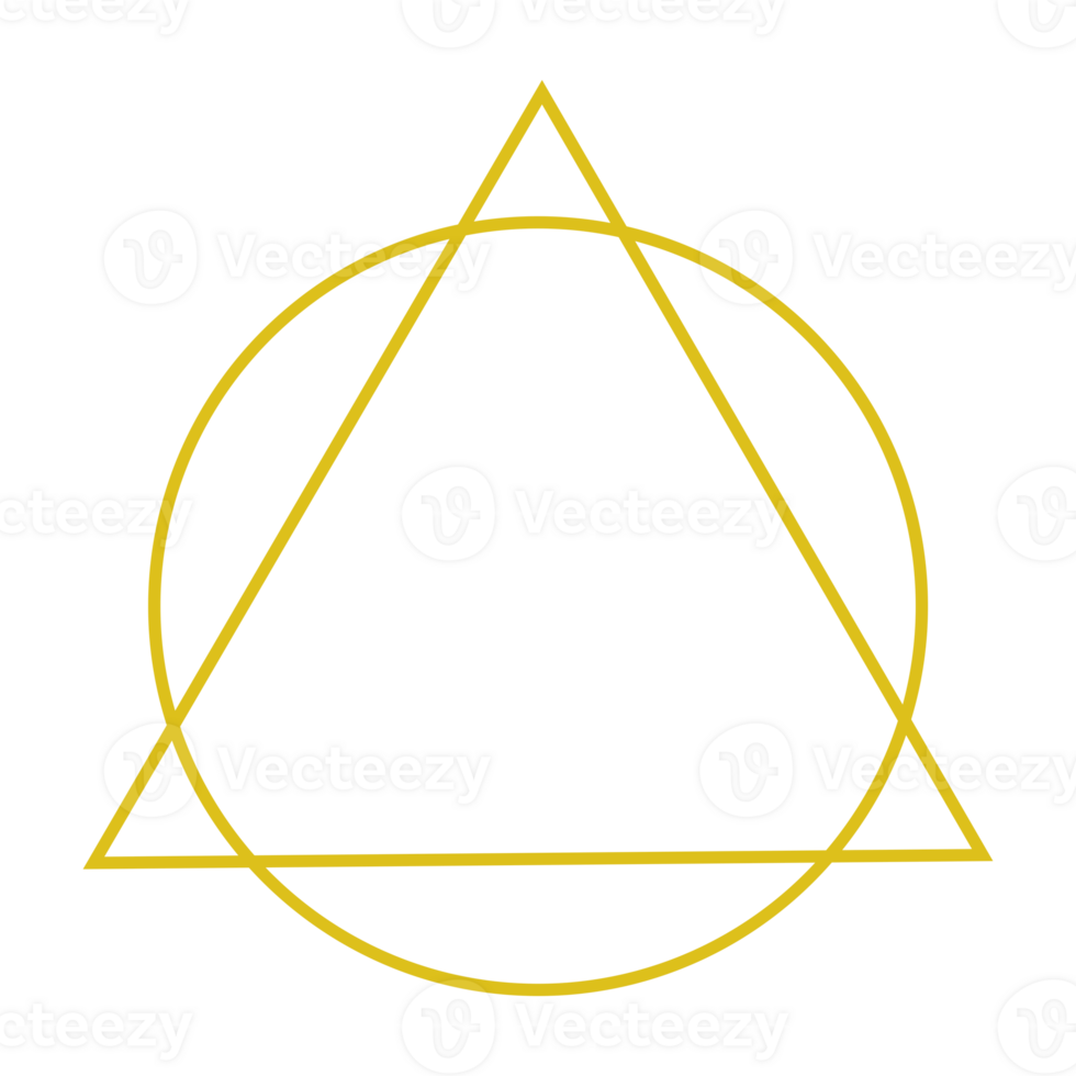 Triangle and Circle Shape Composition, can use for Logo Gram, Apps, Website, Decoration, Ornate, Cover, Art Illustration, or Graphic Design Element png