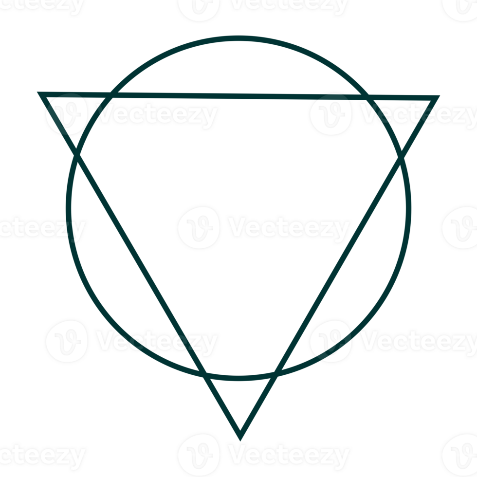Triangle and Circle Shape Composition, can use for Logo Gram, Apps, Website, Decoration, Ornate, Cover, Art Illustration, or Graphic Design Element png