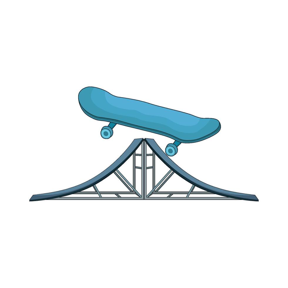 illustration of skateboard vector