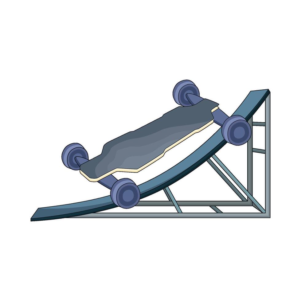 illustration of skateboard vector