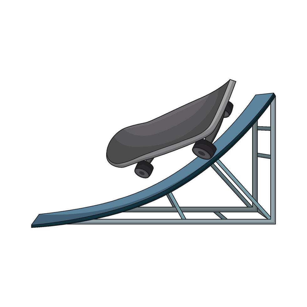 illustration of skateboard vector