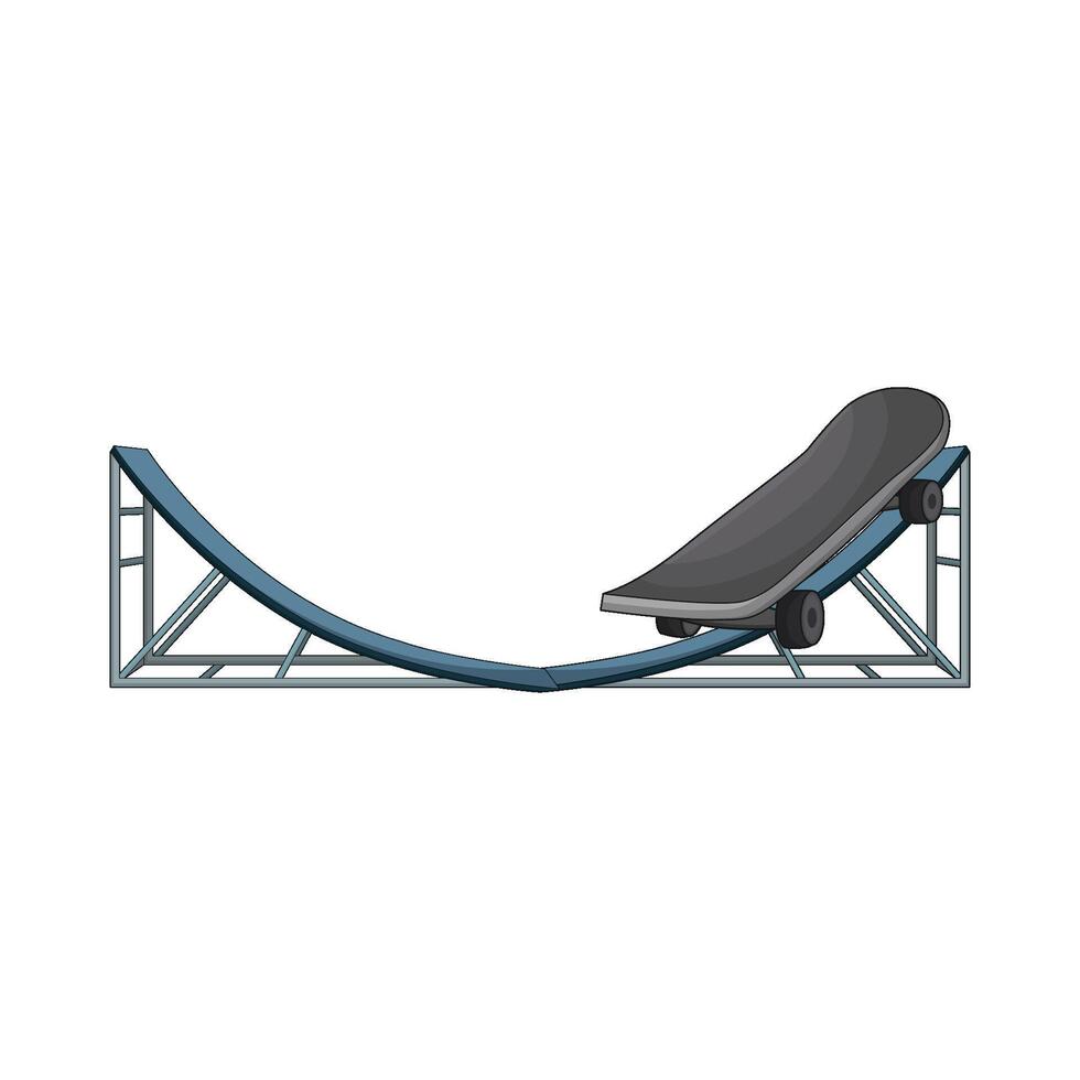 illustration of skateboard vector