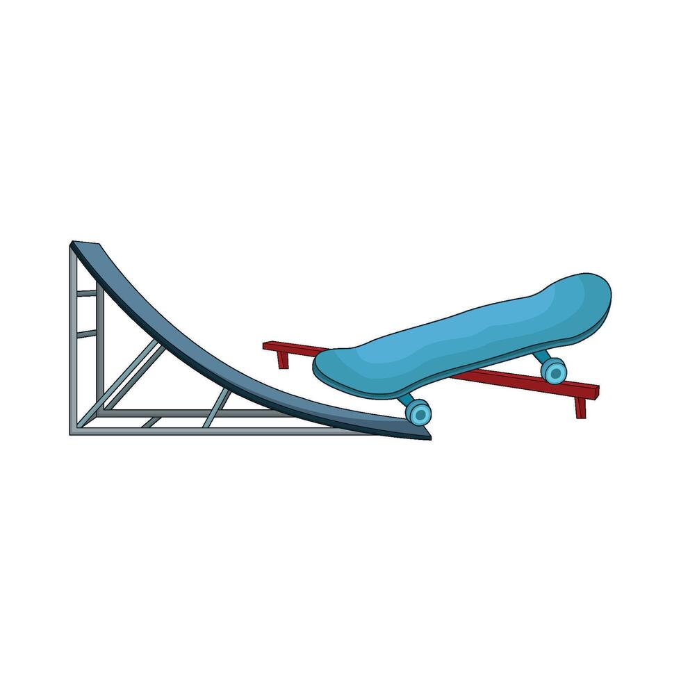 illustration of skateboard vector