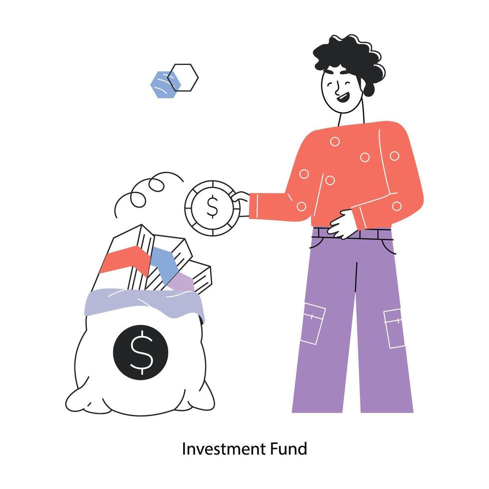 Trendy Investment Fund vector
