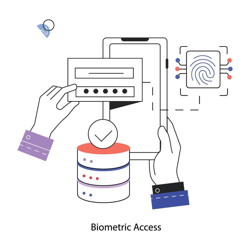 Trendy Biometric Access vector