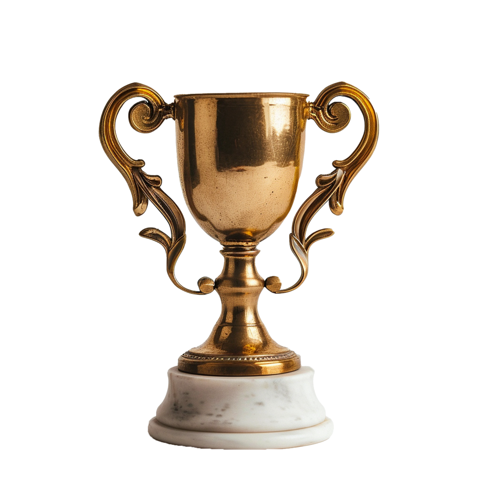 Trophy isolated on transparent background png