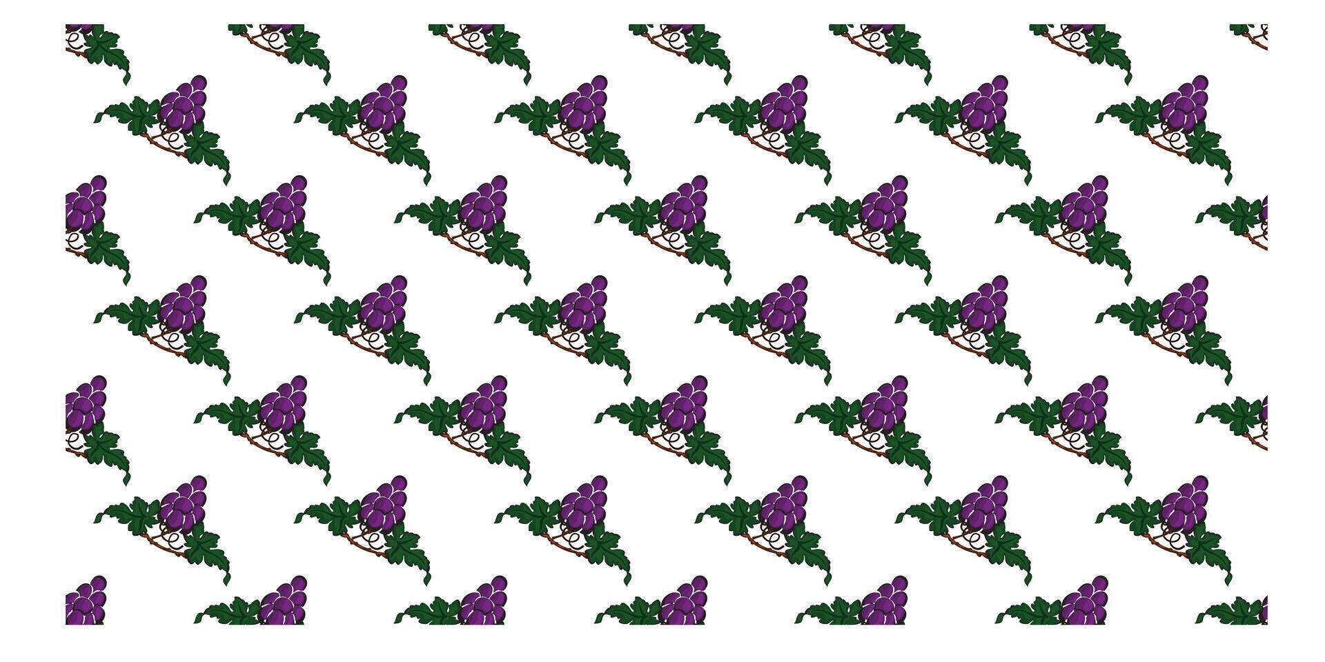 Expandable Pattern of Flowers and Leaves Decoration vector