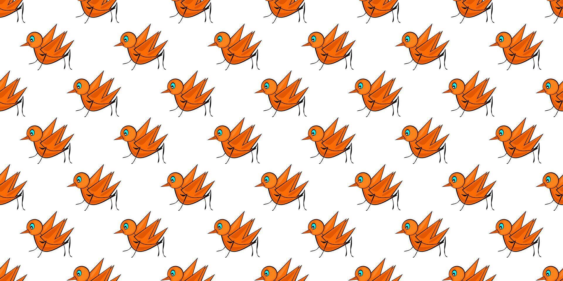 Expandable Pattern of Birds, Fish and pets Decoration vector